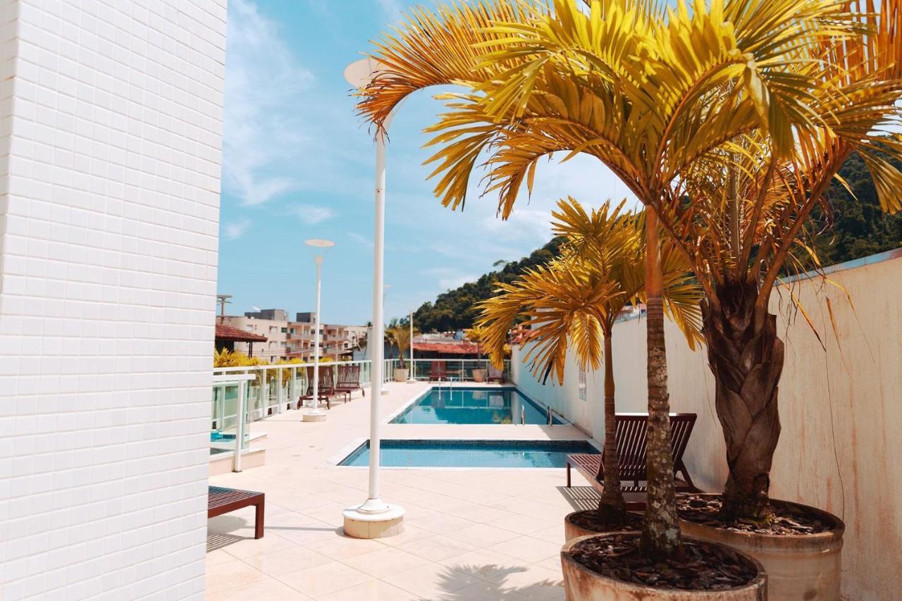 Apto Na Praia Grande - Ubatuba No 4º Andar Com Ar E Wi-Fi Proximo Do Mar! Exteriör bild